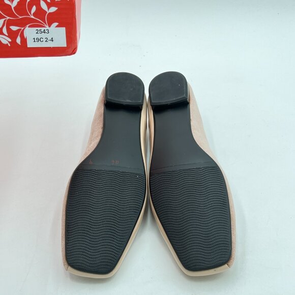 Flats for Women Fashionable Square Toe Ballet Flats for Women Loafer Shoes for W - Picture 6 of 6